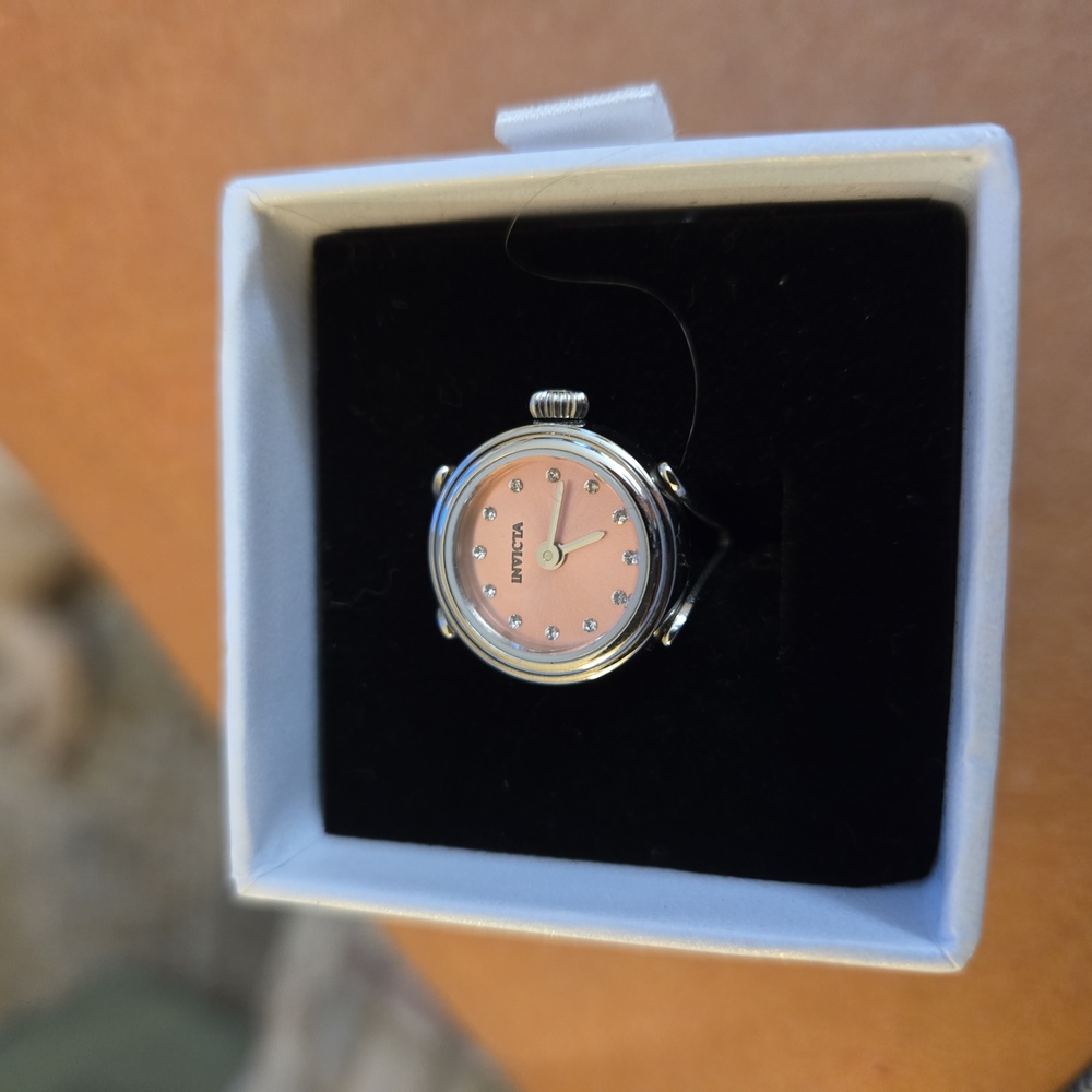 Invicta Angel Women's‎ Ring Watch - 17.5mm, Pink Silver